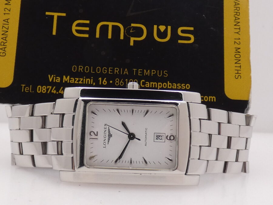 Longines DolceVita Carrè L5.657.4 Automatic Date ANNI '90 Acciaio Braccialato - immagine 2