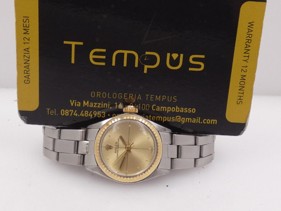 Rolex Oyster Perpetual Lady 6804 ZEPHYR Oro 18Kt ANNO 1969 Automatico Acciaio - immagine 2