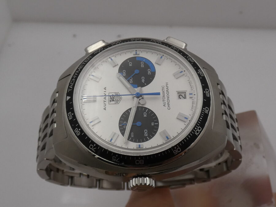 Cronografo TAG Heuer Autavia 43mm CY2110 Automatic Date Acciaio TOP CONDITION With Bracelet