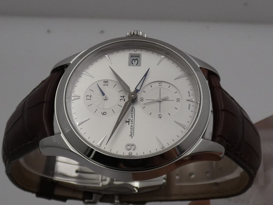 Jaeger-LeCoultre Master Hometime GMT Q1628430 LIKE NEW Anno 2020 BOX PAPERS & STICKERS Automatico Acciaio