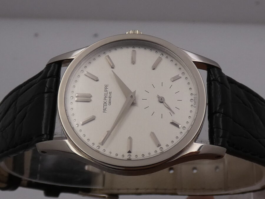 Patek Philippe Calatrava 3796 Oro Bianco 18Kt Sigma Dial TOP CONDITION Anni 90's Carica Manuale