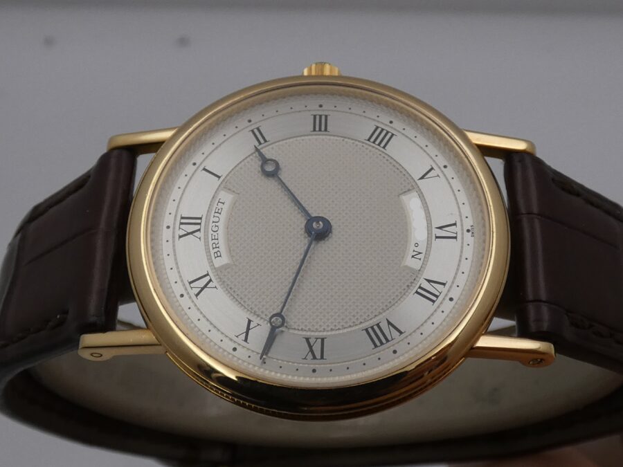 Breguet Classique Ultra Thin Oro Massiccio 18Kt HoneyComb Dial Carica Manuale ANNI '90s