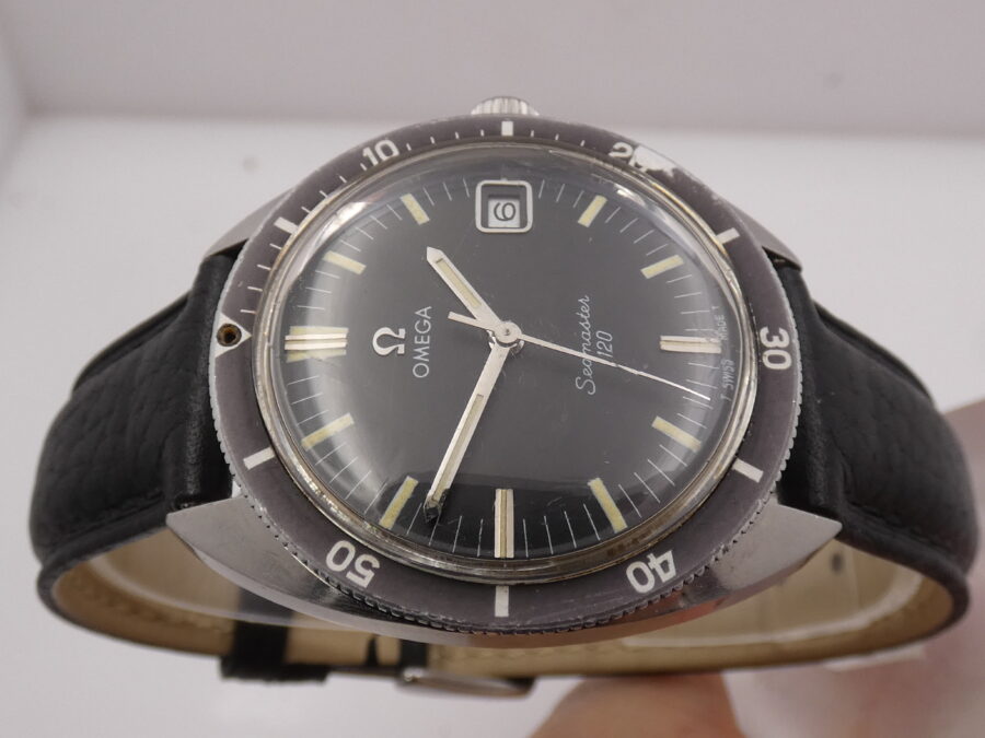 Omega Seamaster 120 M Diver 136.027 Acciaio ANNO 1968 Faded Bezel Carica Manuale