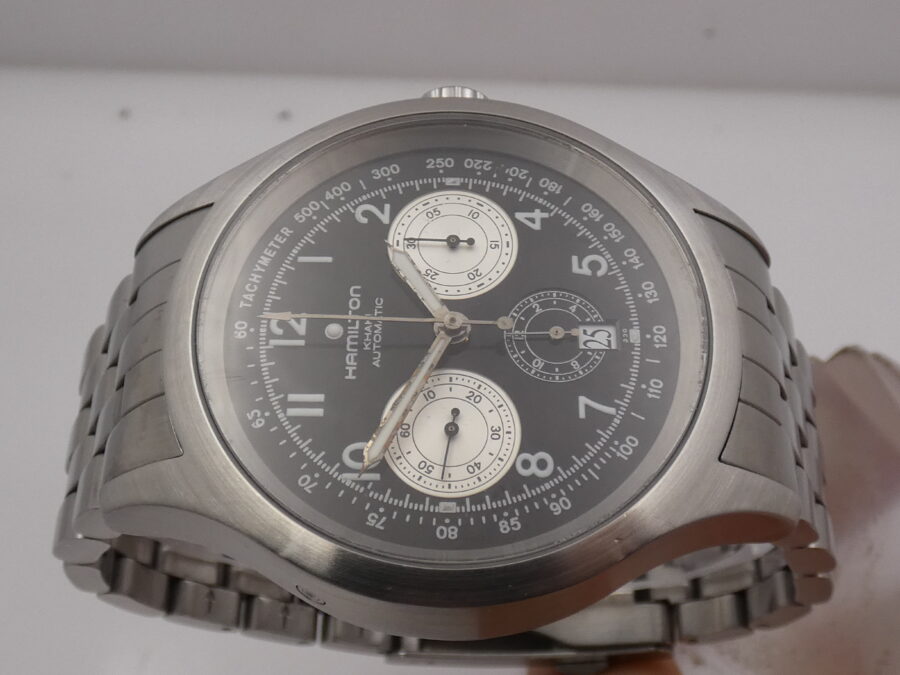 Hamilton Cronografo Khaki Aviation 44mm H765160 BOX&PAPERS Automatico Acciaio