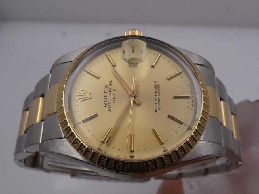 Rolex Oyster Perpetual Date 15053 Acciaio & Oro 18 Kt ANNO 1986 Automatico