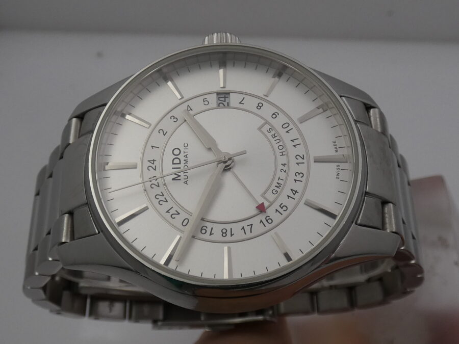 Mido Belluna GMT 24 Hours 40mm Automatico ANNI '2000 Acciaio Braccialato