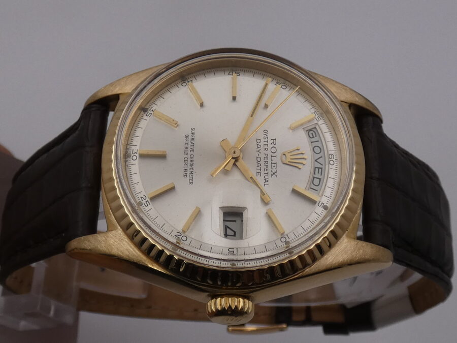 Rolex Day-Date 36 1803 Oro Massiccio 18Kt ANNO 1971 Automatico Orologio Vintage