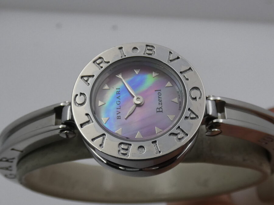 Bulgari B.Zero1 Lady BZ22S Rosa MOP Dial WITH BOX Anni 2000'S Acciai Braccialato