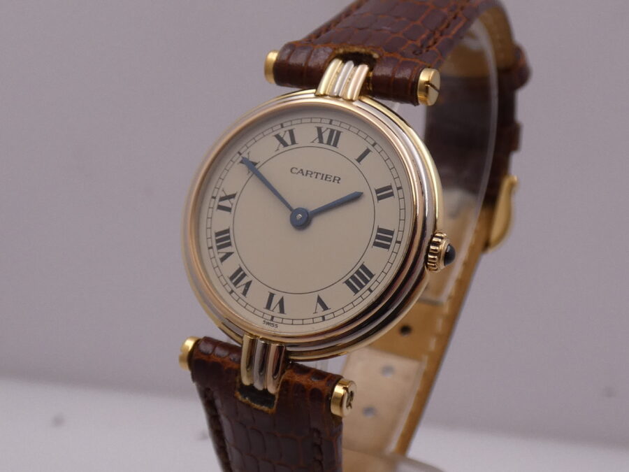 Cartier Trinity Vendome Paris Tridor 18 Kt Lady 881004 With PAPERS Anno 1988 Wonderful - immagine 11