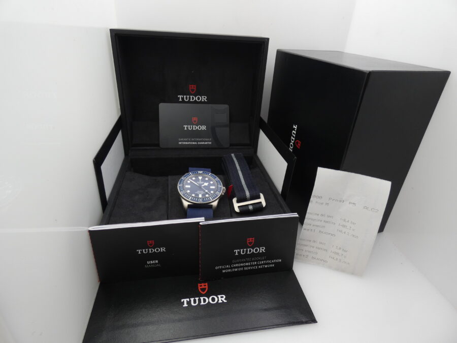 Tudor Pelagos FXD 25707 Titanium 42mm BOX&PAPERS March 2022 Automatic Chronomater TOP Condition - immagine 11