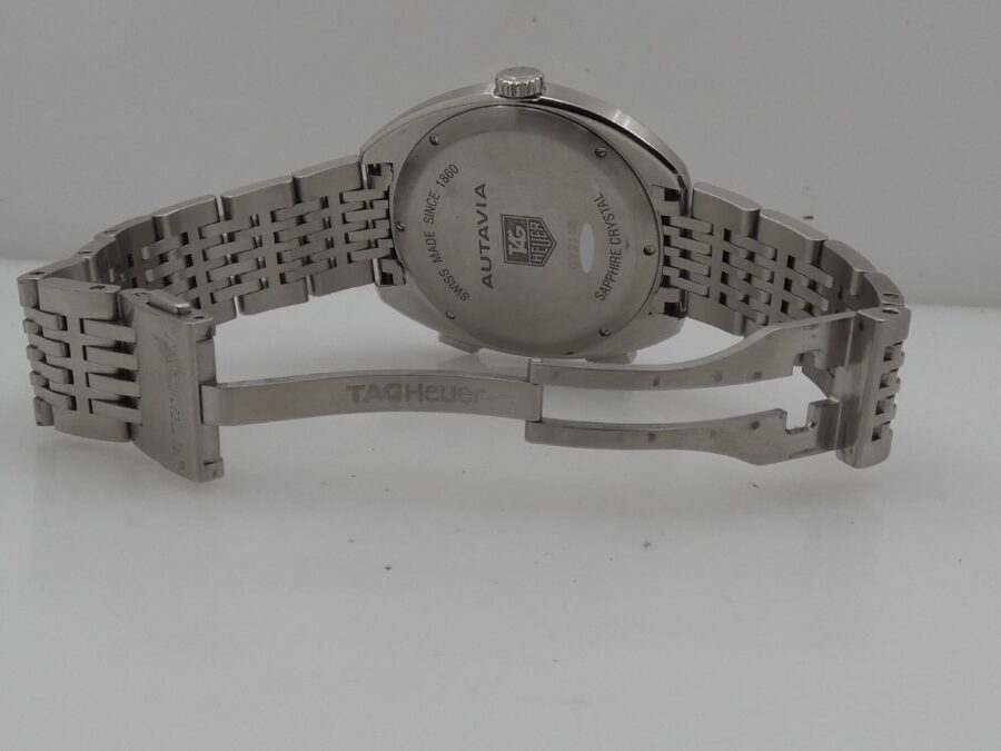 Cronografo TAG Heuer Autavia 43mm CY2110 Automatic Date Acciaio TOP CONDITION With Bracelet - immagine 12