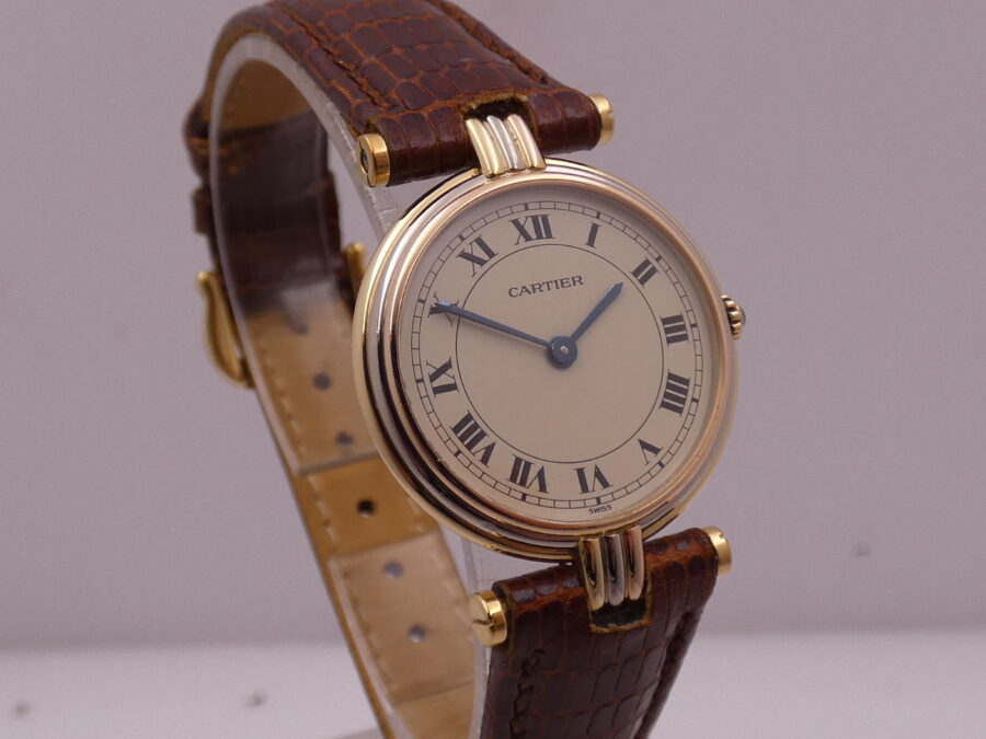 Cartier Trinity Vendome Paris Tridor 18 Kt Lady 881004 With PAPERS Anno 1988 Wonderful - immagine 12