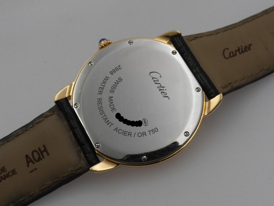 Cartier Ronde Solo de Cartier 2988 Acciaio & Oro 18Kt ANNI 2000's - immagine 16