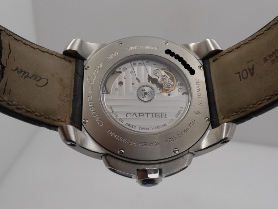 Cartier Calibre de Cartier 3299 Acciaio & Oro Rosa 18Kt 43mm BOX&PAPERS Anno 2010 Automatico - immagine 17