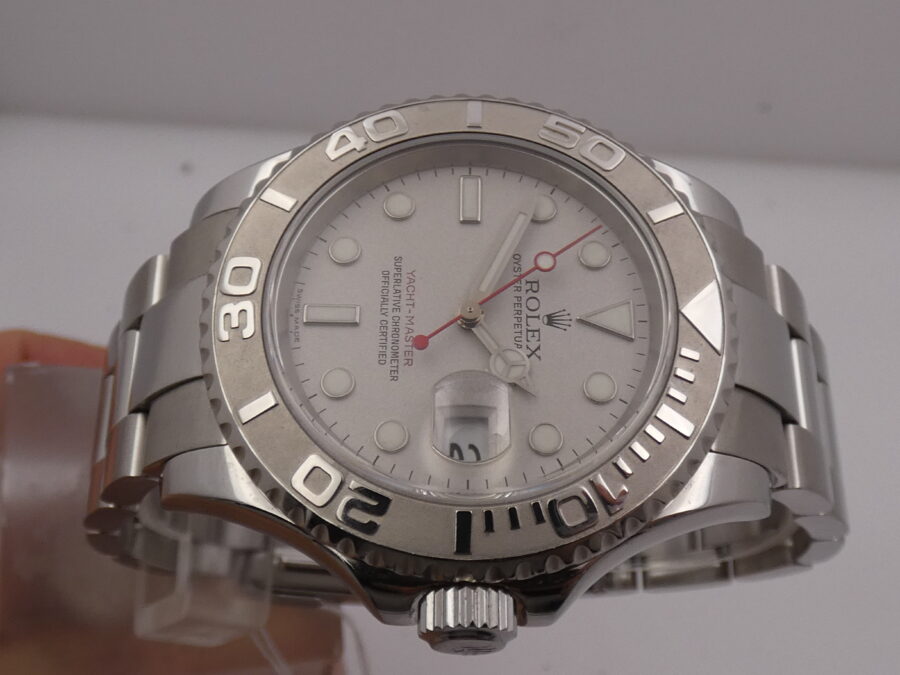 Rolex Yacht-Master 40 Rolesium Platinum 16622 With BOX Anno 2006 Automatico CONDIZIONI PERFETTE - immagine 3