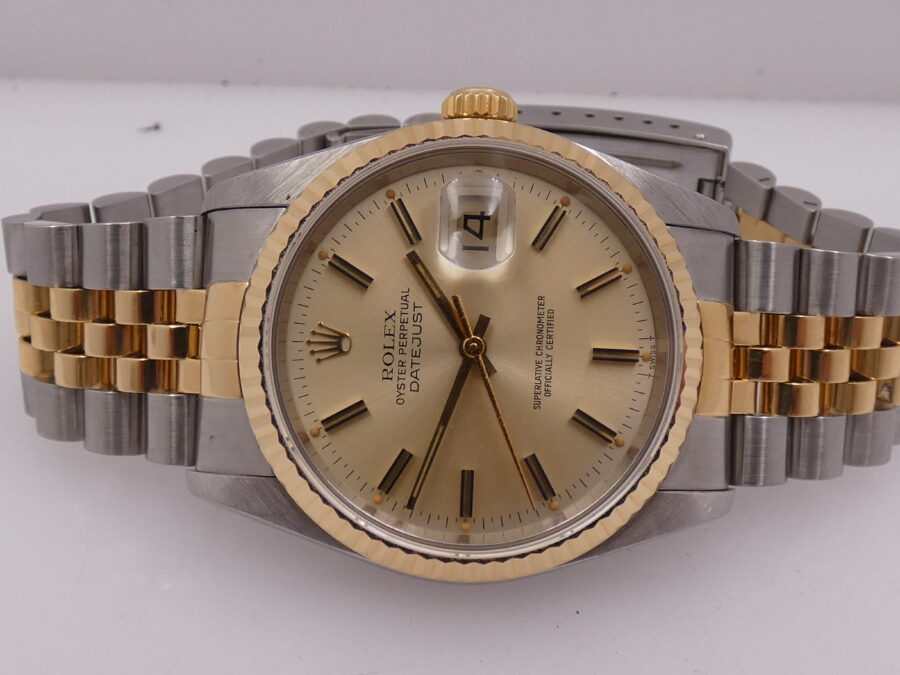 Rolex Datejust 36 16233 Jubilee Acciaio & Oro 18Kt BOX&PAPERS Anno 1991 OTTIME CONDIZIONI Automatico - immagine 4