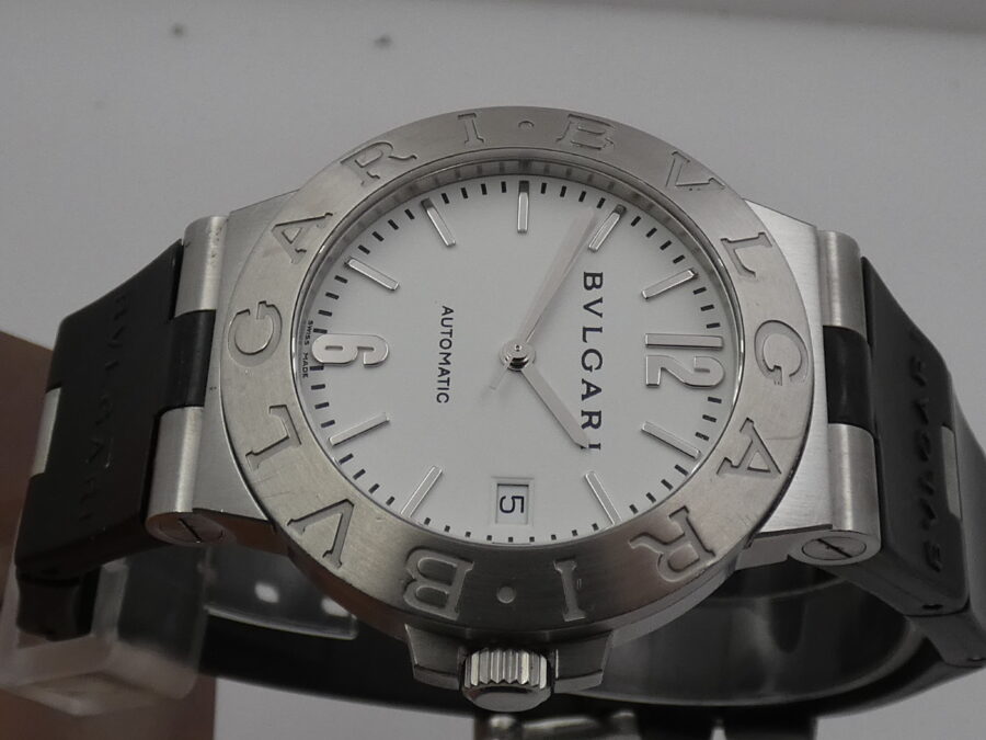 Bulgari Diagono LCV 38 S 38mm Automatico Acciaio Anni 2000's - immagine 3