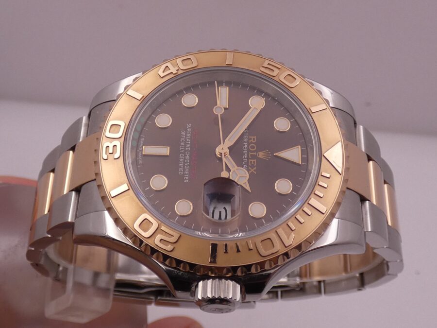 Rolex Yacht-Master 40 116621 Chocolate Acciaio & Oro Rosa 18Kt With BOX Automatico - immagine 3