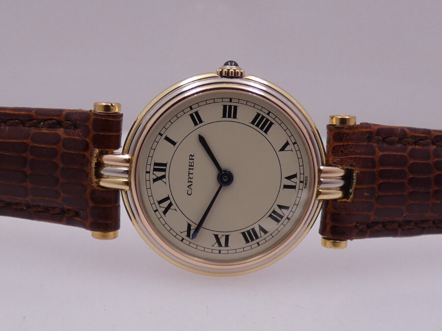 Cartier Trinity Vendome Paris Tridor 18 Kt Lady 881004 With PAPERS Anno 1988 Wonderful - immagine 3