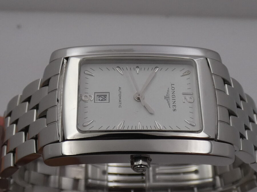 Longines DolceVita Carrè L5.657.4 Automatic Date ANNI '90 Acciaio Braccialato - immagine 3