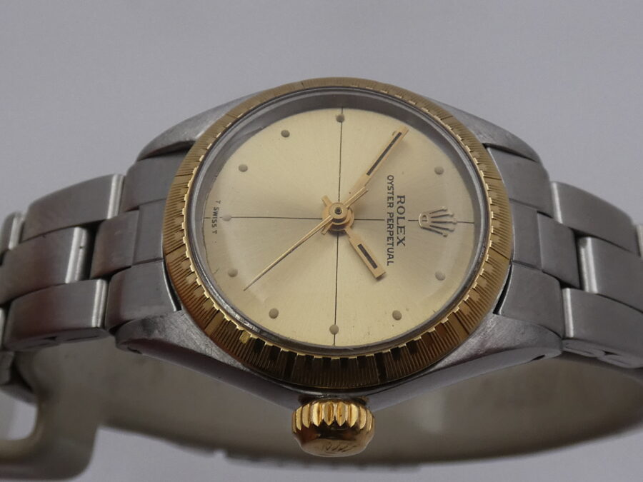 Rolex Oyster Perpetual Lady 6804 ZEPHYR Oro 18Kt ANNO 1969 Automatico Acciaio - immagine 3