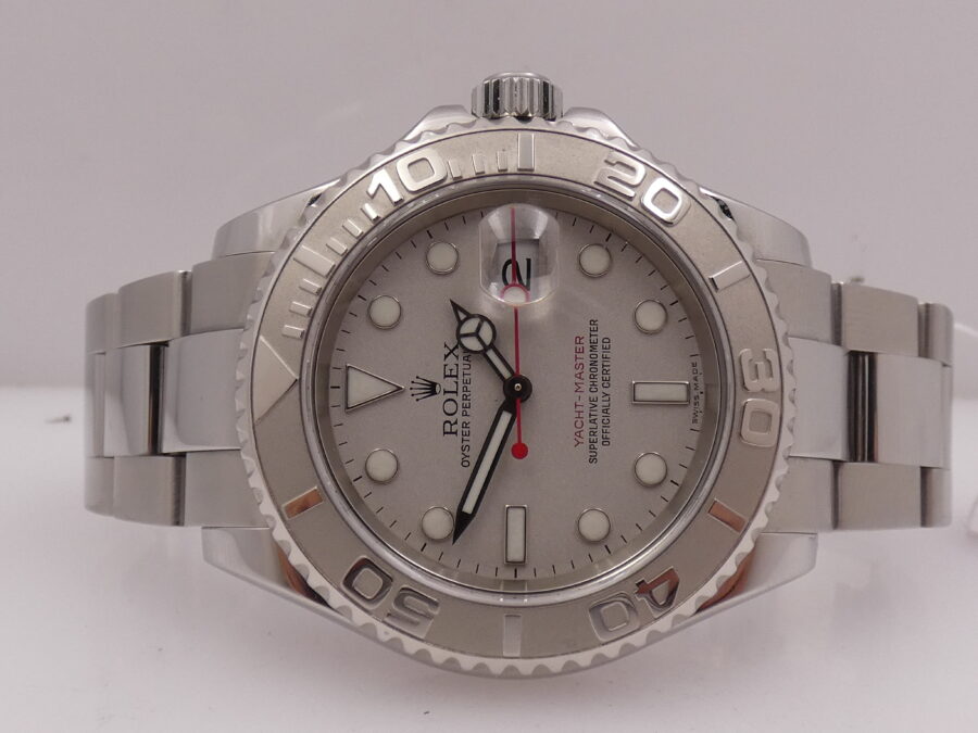 Rolex Yacht-Master 40 Rolesium Platinum 16622 With BOX Anno 2006 Automatico CONDIZIONI PERFETTE - immagine 4