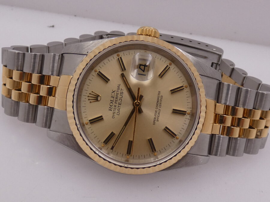 Rolex Datejust 36 16233 Jubilee Acciaio & Oro 18Kt BOX&PAPERS Anno 1991 OTTIME CONDIZIONI Automatico - immagine 5