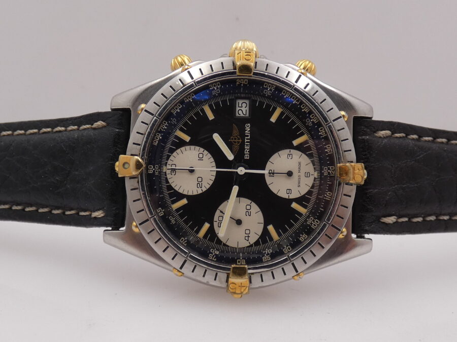 Cronografo Breitling Chronomat 81950 Automatico Acciaio & Oro 18Kt ANNI '90s - immagine 4