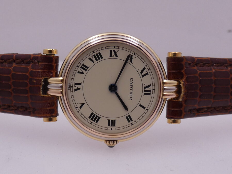 Cartier Trinity Vendome Paris Tridor 18 Kt Lady 881004 With PAPERS Anno 1988 Wonderful - immagine 4