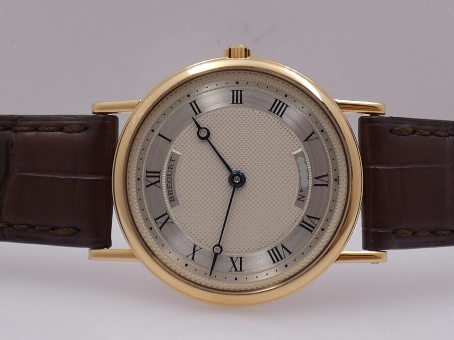 Breguet Classique Ultra Thin Oro Massiccio 18Kt HoneyComb Dial Carica Manuale ANNI '90s - immagine 4