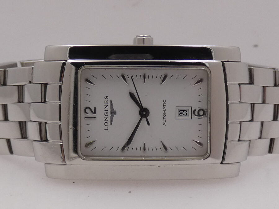 Longines DolceVita Carrè L5.657.4 Automatic Date ANNI '90 Acciaio Braccialato - immagine 4