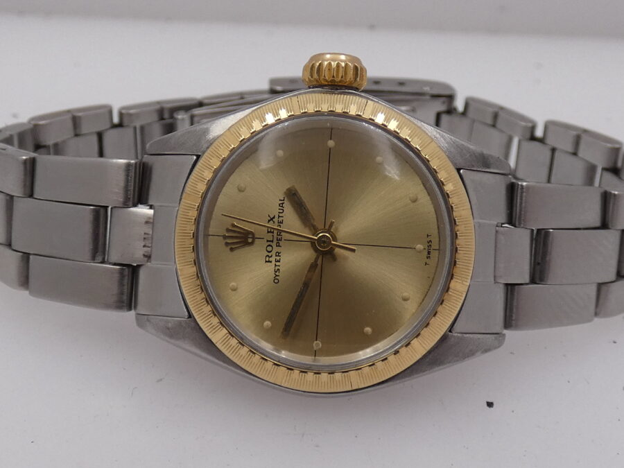 Rolex Oyster Perpetual Lady 6804 ZEPHYR Oro 18Kt ANNO 1969 Automatico Acciaio - immagine 4