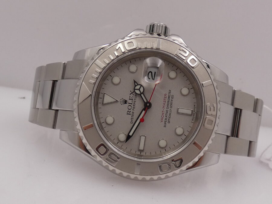 Rolex Yacht-Master 40 Rolesium Platinum 16622 With BOX Anno 2006 Automatico CONDIZIONI PERFETTE - immagine 5