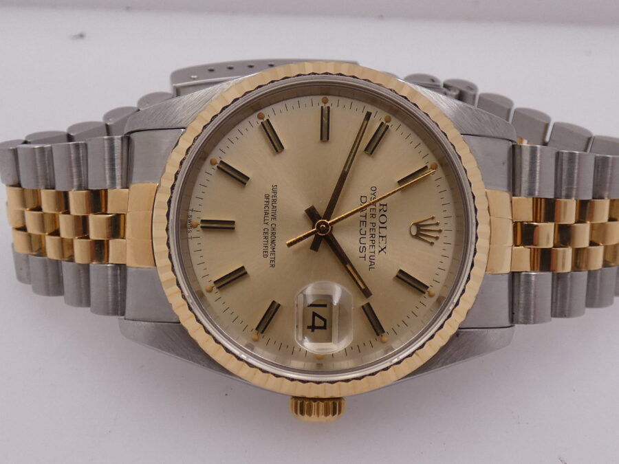 Rolex Datejust 36 16233 Jubilee Acciaio & Oro 18Kt BOX&PAPERS Anno 1991 OTTIME CONDIZIONI Automatico - immagine 6