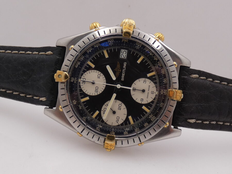 Cronografo Breitling Chronomat 81950 Automatico Acciaio & Oro 18Kt ANNI '90s - immagine 5