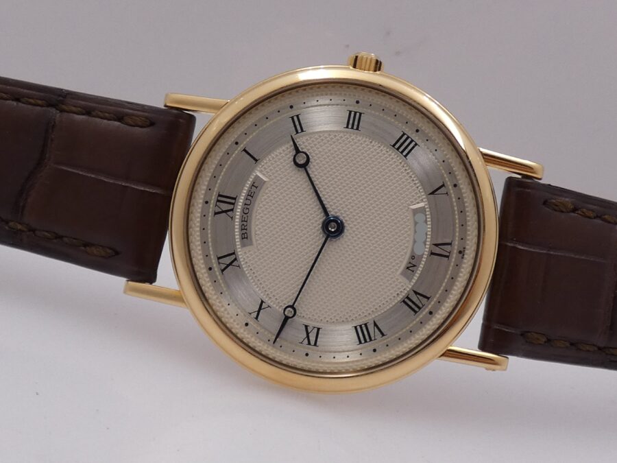 Breguet Classique Ultra Thin Oro Massiccio 18Kt HoneyComb Dial Carica Manuale ANNI '90s - immagine 5