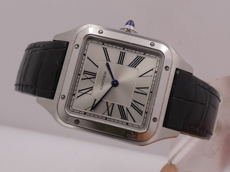 Cartier Santos Dumont Extra Plat 4240 ANNI 2000's Acciaio - immagine 5