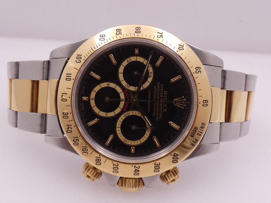 Rolex Daytona Cosmograph Floating Dial 6 Inverted Serie L ANNO 1989 Acciaio & Oro 18Kt - immagine 5