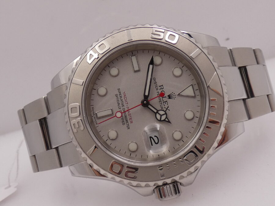 Rolex Yacht-Master 40 Rolesium Platinum 16622 With BOX Anno 2006 Automatico CONDIZIONI PERFETTE - immagine 6