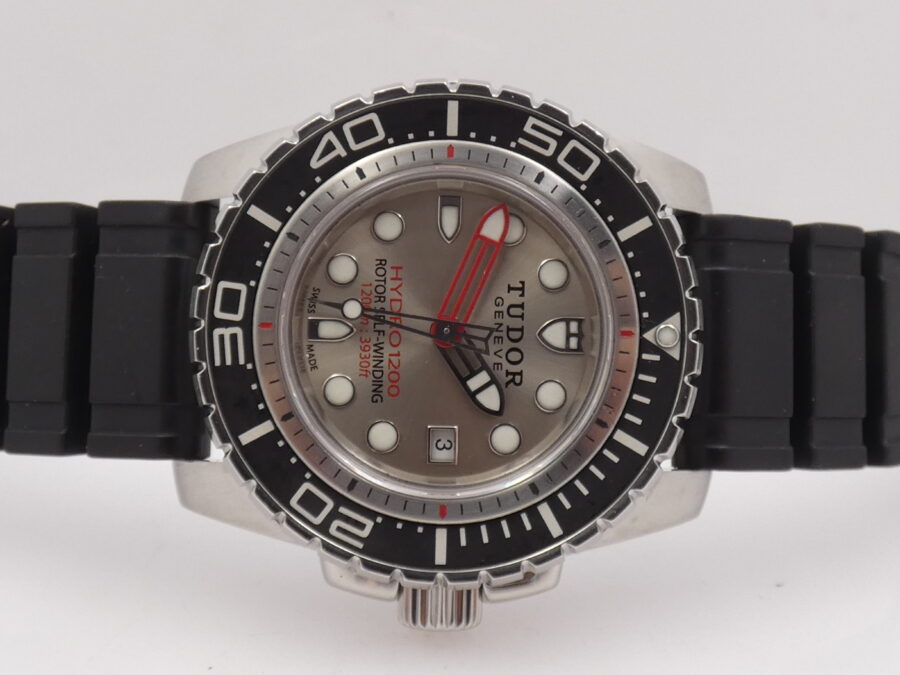 Tudor Hydronaut 1200 BOX&PAPERS Italia Ref 25000 ANNO 2014 Automatico Acciaio - immagine 6