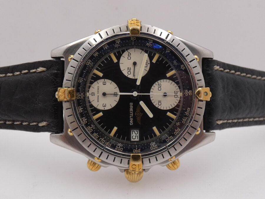 Cronografo Breitling Chronomat 81950 Automatico Acciaio & Oro 18Kt ANNI '90s - immagine 6