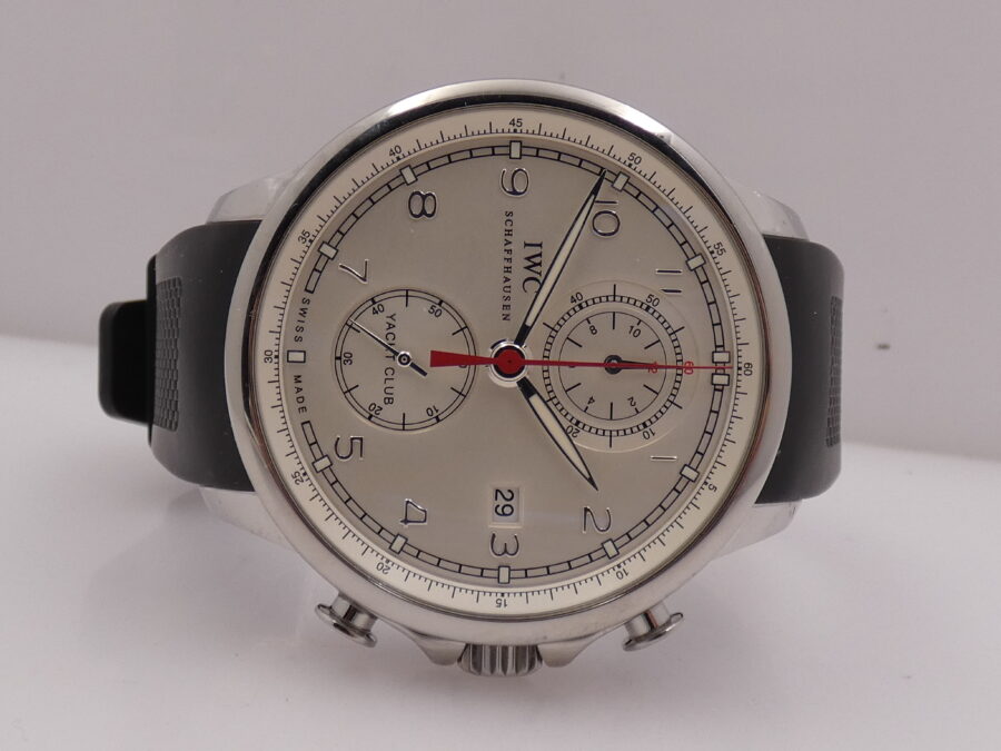 Cronografo IWC Portuguese Yacht Club 45mm IW390211 Automatico ANNO 2014 Acciaio - immagine 6