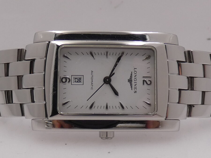 Longines DolceVita Carrè L5.657.4 Automatic Date ANNI '90 Acciaio Braccialato - immagine 6