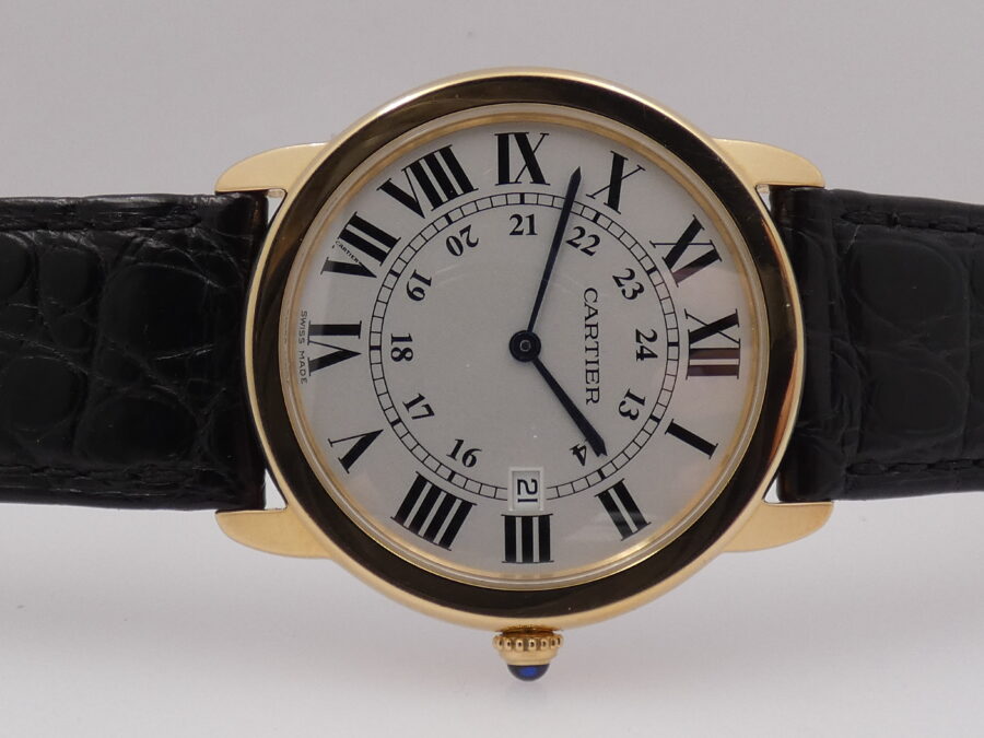 Cartier Ronde Solo de Cartier 2988 Acciaio & Oro 18Kt ANNI 2000's - immagine 6