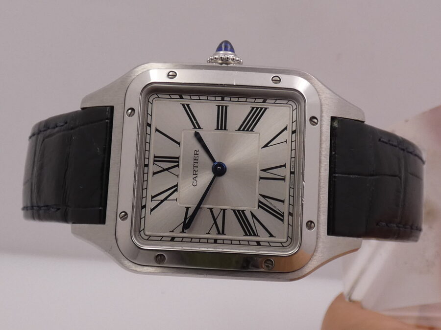 Cartier Santos Dumont Extra Plat 4240 ANNI 2000's Acciaio - immagine 6