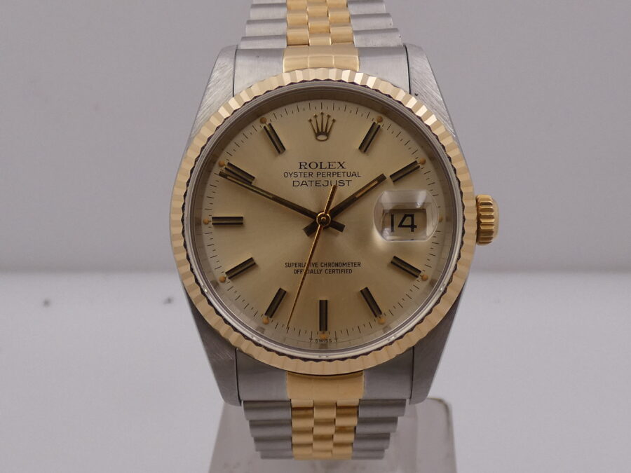 Rolex Datejust 36 16233 Jubilee Acciaio & Oro 18Kt BOX&PAPERS Anno 1991 OTTIME CONDIZIONI Automatico - immagine 8