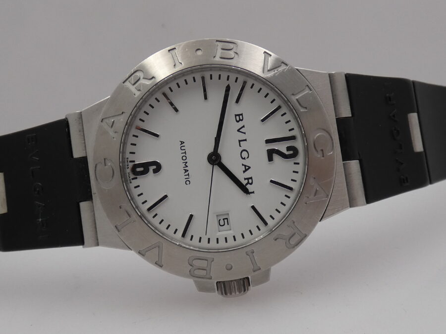 Bulgari Diagono LCV 38 S 38mm Automatico Acciaio Anni 2000's - immagine 7