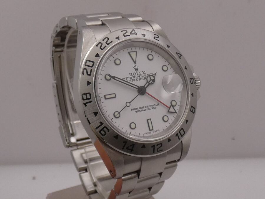 Rolex Explorer II 16570 SEL POLAR Anno 2003 White Dial Automatico Acciaio - immagine 7