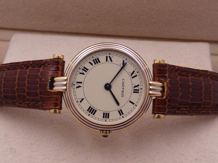 Cartier Trinity Vendome Paris Tridor 18 Kt Lady 881004 With PAPERS Anno 1988 Wonderful - immagine 7