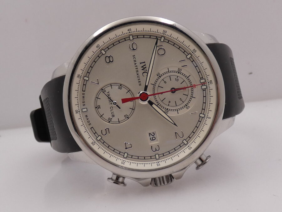 Cronografo IWC Portuguese Yacht Club 45mm IW390211 Automatico ANNO 2014 Acciaio - immagine 7